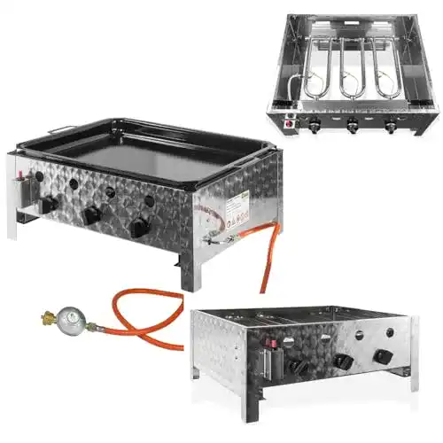 Gasbräter DEMA 3 Flammen