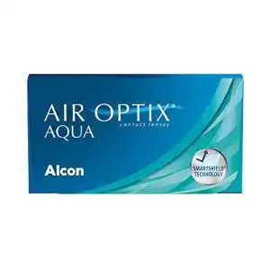Kontaktlinsen Air Optix Aqua Monatslinsen weich, 6 Stück