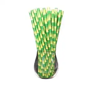 Papierstrohhalme Sam for You, Papier Trinkhalm, 120 Pack