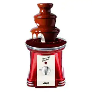 Schokobrunnen Salco SNS-910 Retro Schokoladenbrunnen, rot