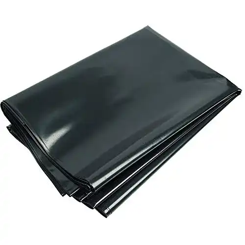 Baufolie KAHEIGN 2x6m Polyethylenfolie Schwarz