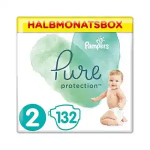 Windeln Pampers Baby Größe 2 (4-8 kg) Pure Protection, 132 Stück