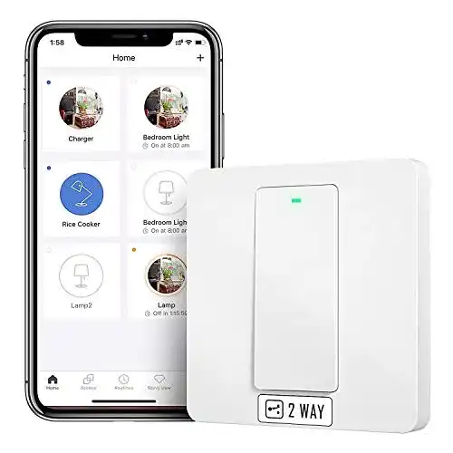 Smart-Home-Lichtschalter meross Smart Wechselschalter WLAN