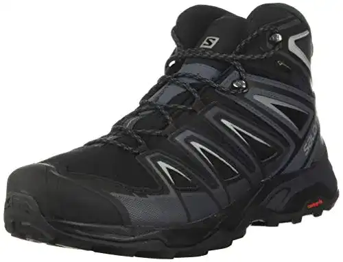 Bergschuhe Salomon Herren X Ultra 3 Mid GTX Kletterschuh, Black