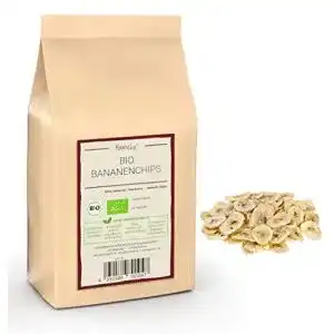 Bananenchips Kamelur 1kg BIO – knusprige Trockenfrüchte