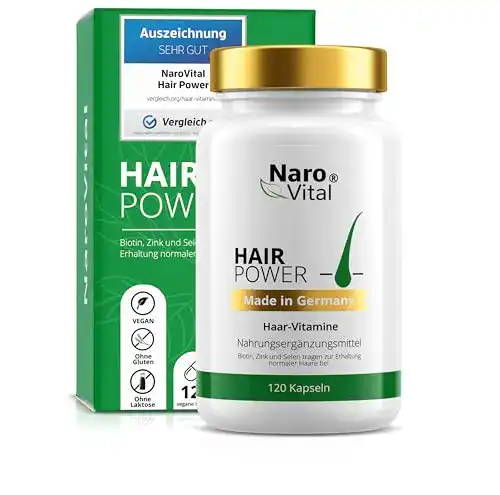 Haar-Vitamine NaroVital – hochdosiert 120 Kapseln (2 Monate)