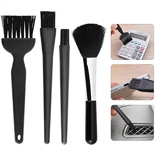 PC-Reinigungsset DECARETA 4 Stück Antistatische Bürste Nylon