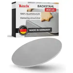 Backstahl KOCH #63 für Brot & Pizza 30cm 6,0mm massiv, rund