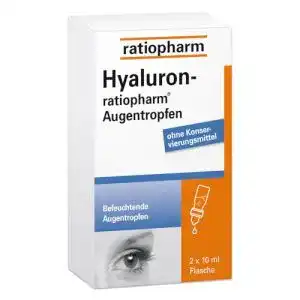 Hyaluron-Augentropfen Ratiopharm Hyaluron- Augentropfen, 2X10 ml