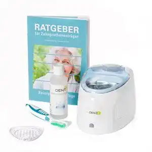 Ultraschallreiniger Zahnprothesen ReinerDent3, Prothesenbürste