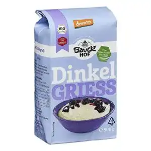 Grieß Bauckhof Bio Dinkel Demeter (6 x 500 gr)