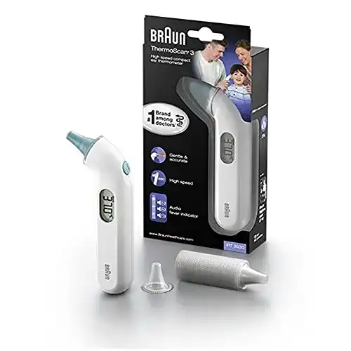 Die beste Braun-Fieberthermometer Braun ThermoScan 3 Ohrthermometer 2026 Test Bestseller Braun-Fieberthermometer Braun ThermoScan 3 Ohrthermometer
