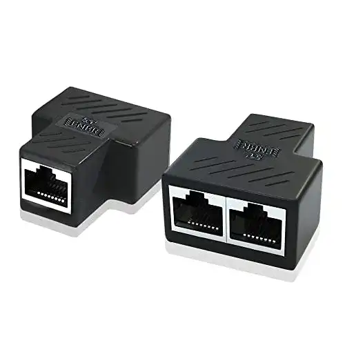 LAN-Splitter FNBR Lan Splitter 1 Auf 2 Lan Kabel Splitter Ethernet