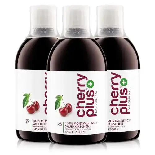 Kirschsaft Cherry Plus-Das Original Cherry PLUS Konzentrat, 3 x