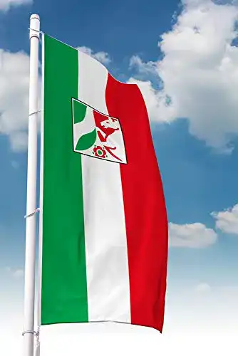 NRW-Flagge Deitert Bundesland-Flagge NRW – 150×600 cm