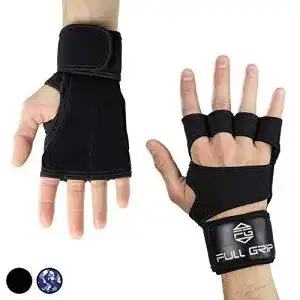 Fitness-Handschuhe Herren FULL GRIP 2- in 1 Fitness