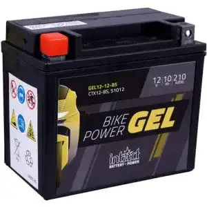 Motorradbatterie 12 V 10 Ah Intact, Bike-Power GEL12-12-BS