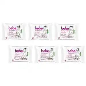 Abschminktücher Bebe Frischgemacht, 5in1 Erfrischend 6 x 25