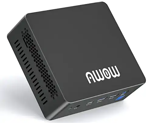 Lüfterloser Mini-PC AWOW Mini PC Windows 11 Pro, Intel Celeron