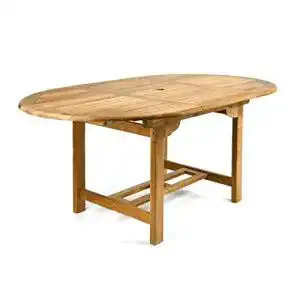 Gartentisch (ausziehbar) Divero GL05520 Oval, behandelt massiv