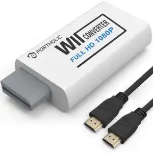 Wii-to-HDMI PORTHOLIC Wii zu HDMI Adapter, 1080P/720P