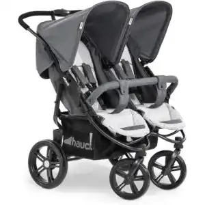Zwillingskinderwagen Hauck, Roadster Duo SLX, XL Räder