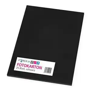Fotokarton itenga 25 Blatt A4 300 g/qm – Tonpapier Tonkarton