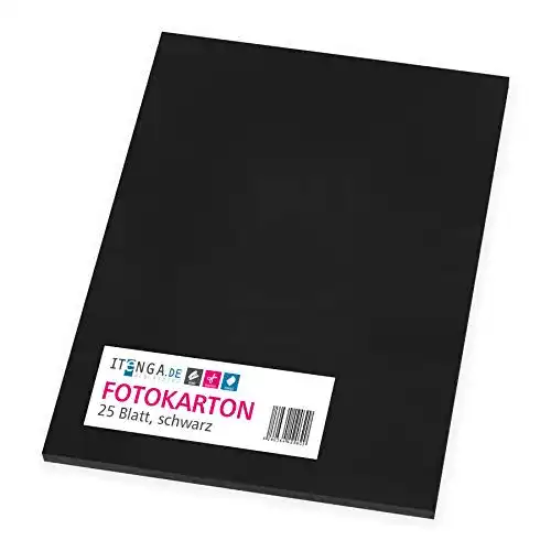 Fotokarton itenga 25 Blatt A4 300 g/qm – Tonpapier Tonkarton