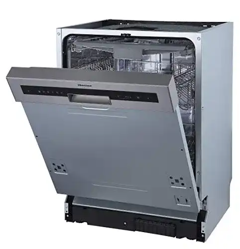 Edelstahl-Spülmaschine Hisense HI620D10X teilintegrierbar 60 cm