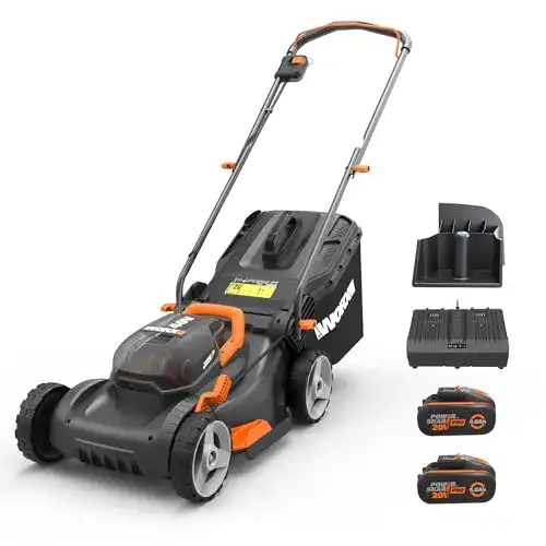 Rasenmäher 40 cm Schnittbreite WORX WG743E Akku-Rasenmäher