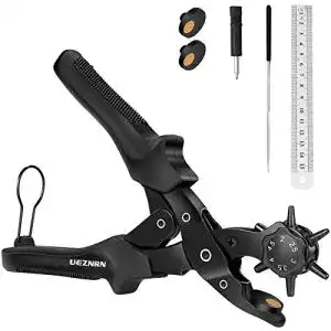 Lochzange UEZNIRN Gürtel Heavy Duty Revolver Hebelübersetzung