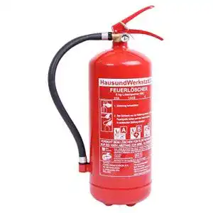 Feuerlöscher HausundWerkstatt24 6 kg Pulver- 9 LE mit Manometer