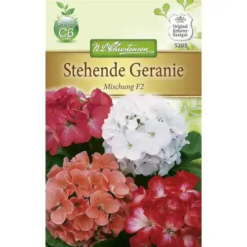 Geranien-Samen Chrestensen stehende Geranie ‘Mischung F2’