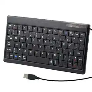 Englische Tastatur Jun-Saxifragelec Kabelgebundene Mini-Tastatur