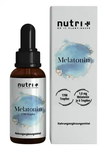 Einschlaftropfen Nutri + Melatonin Tropfen hochdosiert – 1mg