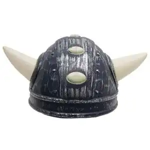 Wikinger-Helm Karneval-Klamotten für Erwachsene grau