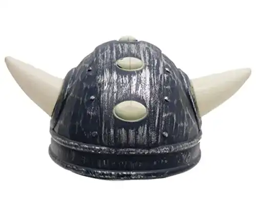 Wikinger-Helm Karneval-Klamotten für Erwachsene grau
