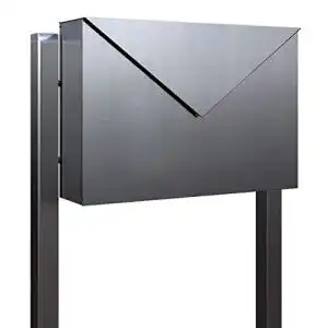 Standbriefkasten Bravios, Design Briefkasten Letter Edelstahl