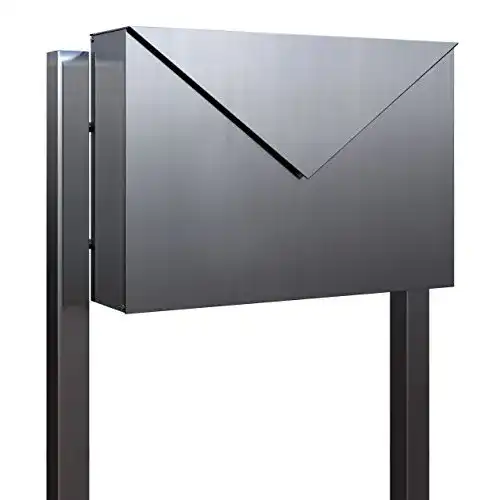 Standbriefkasten Bravios, Design Briefkasten Letter Edelstahl