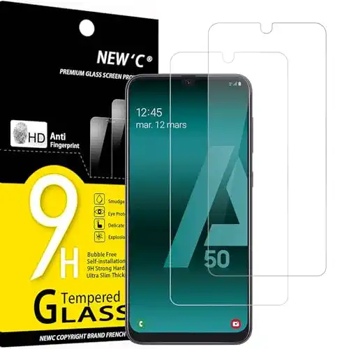 Samsung-Galaxy-A50-Panzerglas NEW’C 2 Stück, 9H Härte
