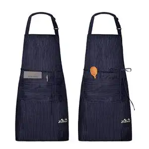 Kochschürze Viedouce 2 Pack Schürze, wasserdicht mit Taschen