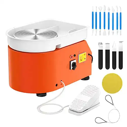 Elektrische Töpferscheibe HUKOER 25CM 350W Keramik Maschine
