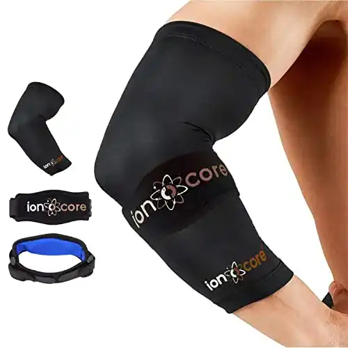 Ellenbogenspange ionocore ® – Kompression mit Kupfer – Bandage