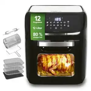 Heißluftfritteuse 12 Liter MAXXMEE Heißluft-Fritteuse Digital