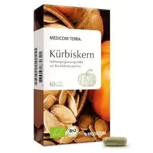 Kürbiskern-Kapseln Medicom Bio Kürbiskern Kapseln, 60 Stk.