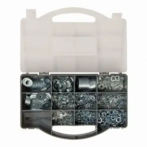 Unterlegscheiben Fixman 477005 Sortiment 1.000-tlg, Silver