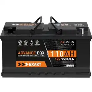 Autobatterie 110Ah EXAKT Starterbatterie PKW