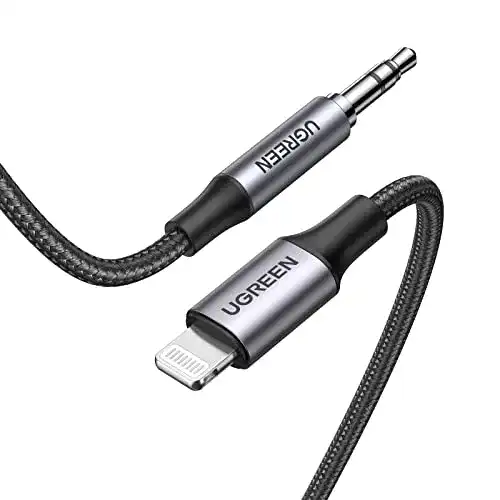 Lightning auf Klinke UGREEN Lightning Klinke Kabel 3,5 mm