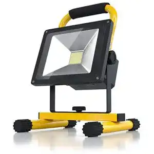 LED-Akku-Strahler Brandson – Akku LED Baustrahler 1600 Lumen