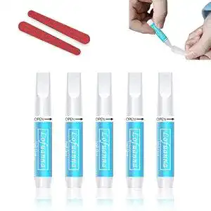 Nagelkleber lofuanna 5 Pcs Nail Glue, Extra stark, schnelltrocknend